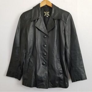 Vera Pelle Black Leather Jacket